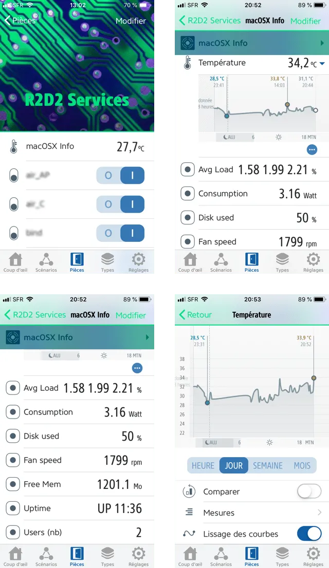 homebridge-macos-info, Eve., screenshot